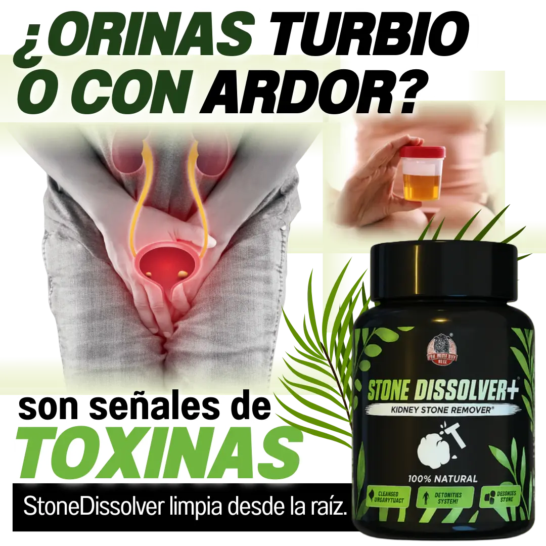 STONE DISSOLVER – La Fórmula Natural Que Disuelve Cálculos Renales y Vesiculares 🌿